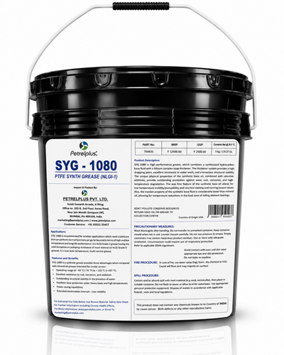 SYG-1080- SYNTHETIC PTFE GREASE (0,00,000 1,2,3) LICOM+PAO